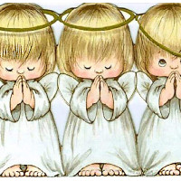 Алмазная мозаика "Три ангелочка" Алмазная мозаика "Три ангелочка"