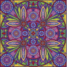 Алмазная мозаика "Мандала здоровье" Алмазная мозаика "Мандала здоровье"