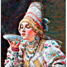 Алмазная мозаика "Чаепитие" Алмазная мозаика "Чаепитие"