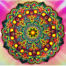 Алмазная мозаика "Мандала для любви и крепкой семьи