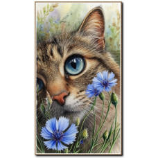 Алмазная мозаика Котик и вас